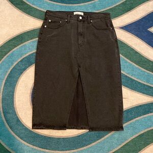 Abercrombie Denim Midi Skirt size 12s